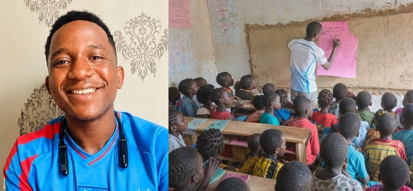 Léonce Bakenga og skolen i Nakivale Refugee Settlement